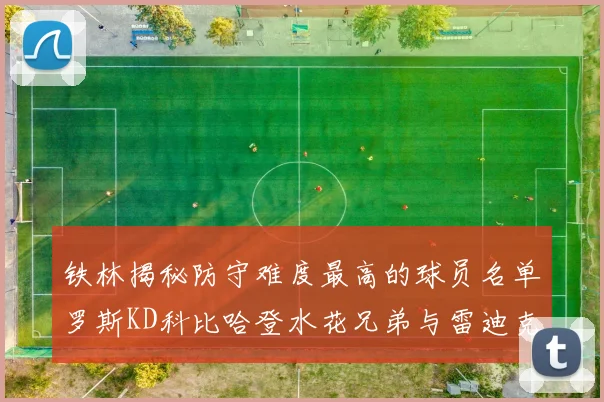 铁林揭秘防守难度最高的球员名单罗斯KD科比哈登水花兄弟与雷迪克